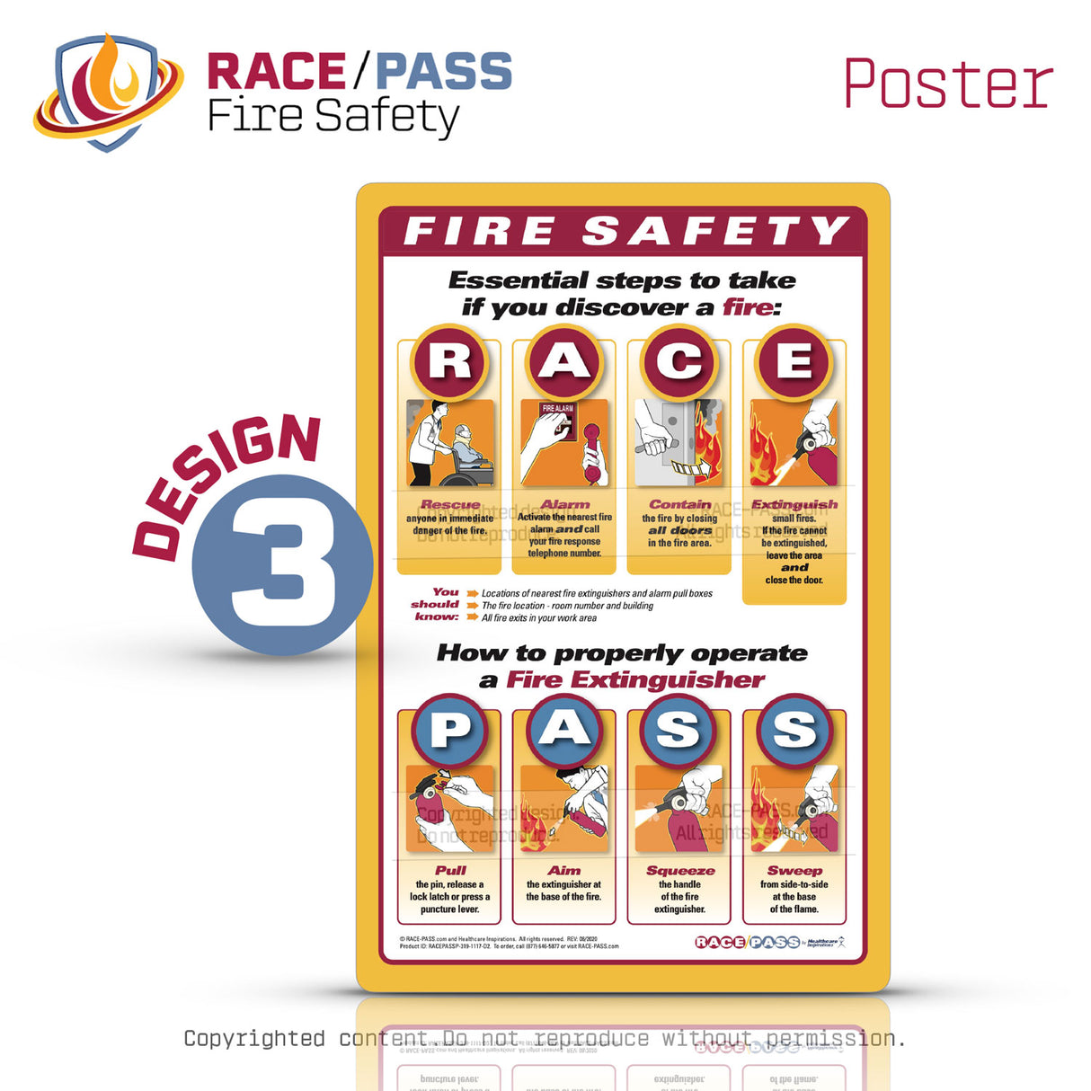 RACE/PASS Fire Safety Poster